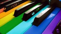 pic for Colorful Piano Keyboard 